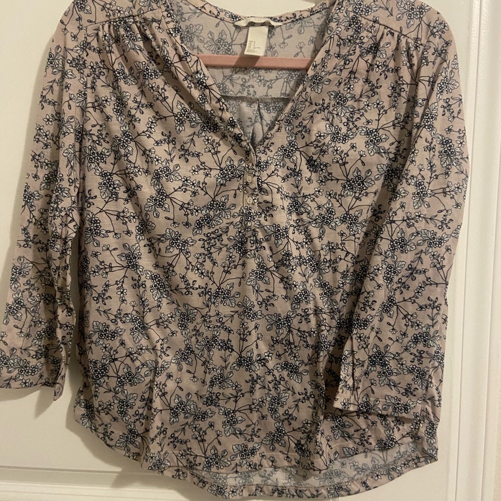 Floral Print Women's Top
